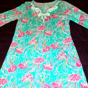 Rare! Lilly Pulitzer Holy Grail dress, size XL girls (12-14) Jellies Be Jammin